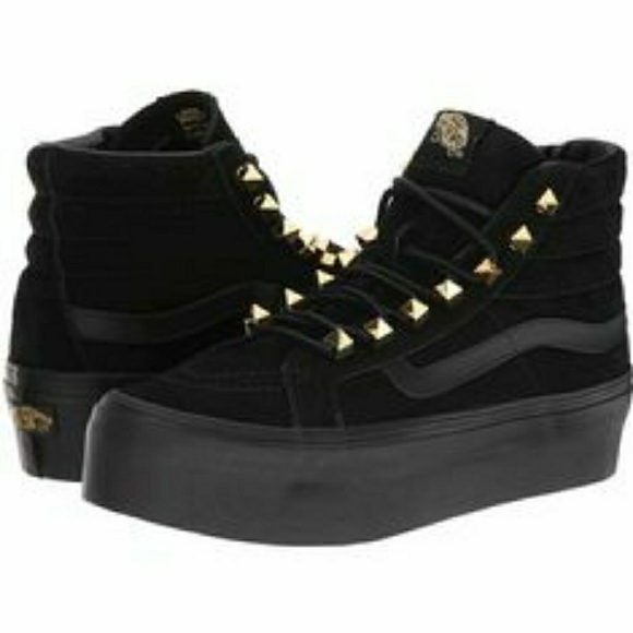 vans high top platform sneakers